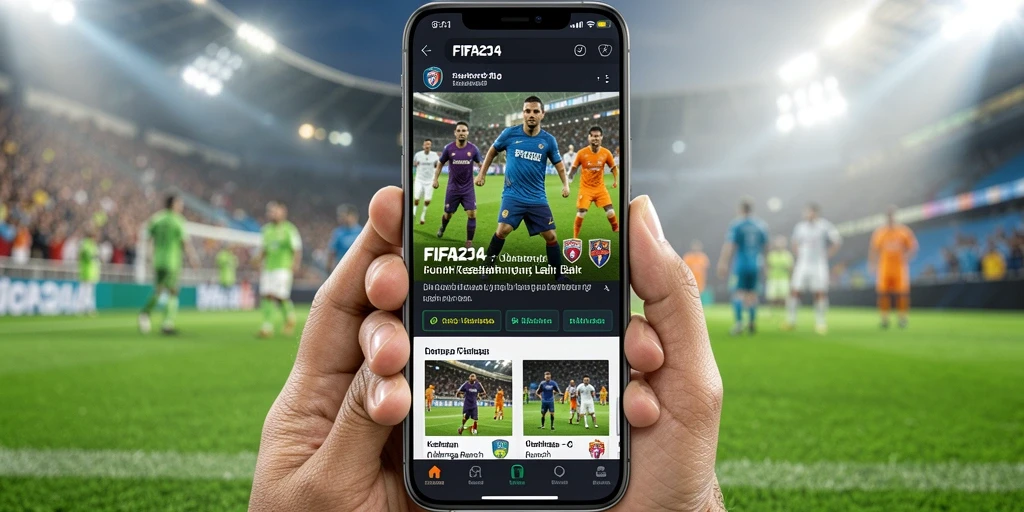 Antarmuka aplikasi FIFA234 yang intuitif dan mudah digunakan.