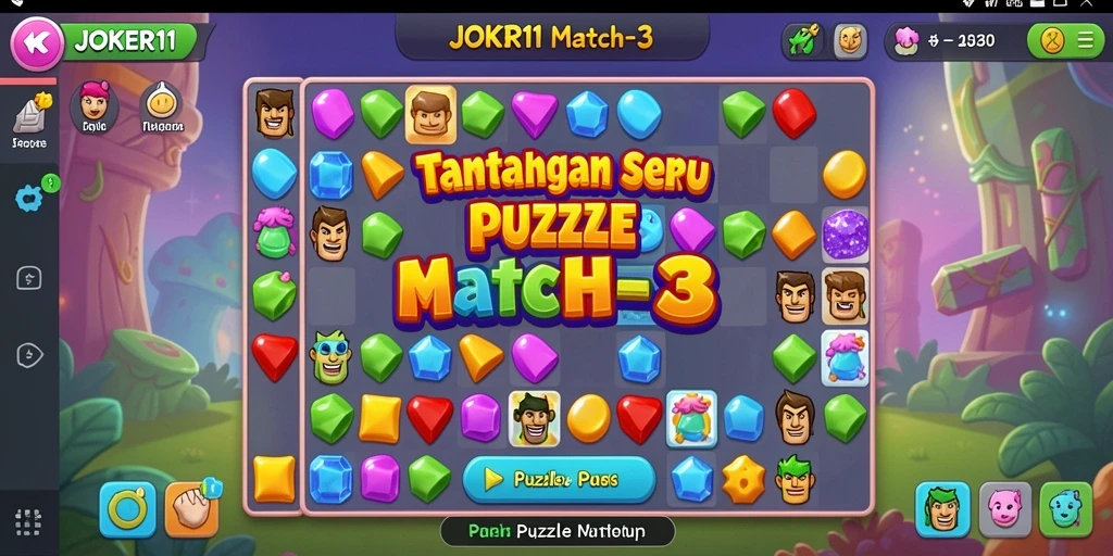 Tampilan antarmuka JOKER11 yang menarik dan berwarna-warni.