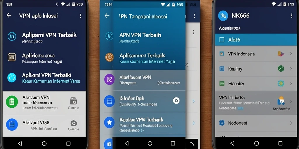 Antarmuka NK666 yang sederhana dan mudah digunakan untuk VPN.