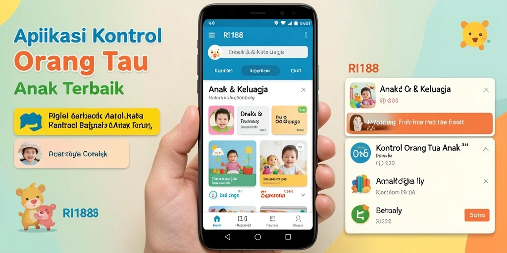 Antarmuka intuitif RI188 untuk kontrol orang tua.