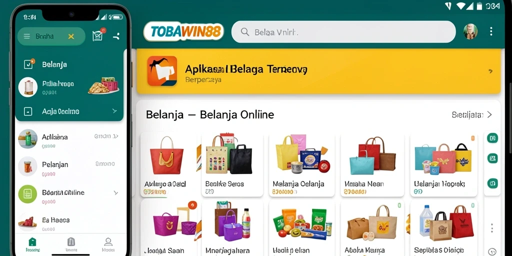 Tampilan antarmuka TOBAWIN88 yang modern dan fungsional.