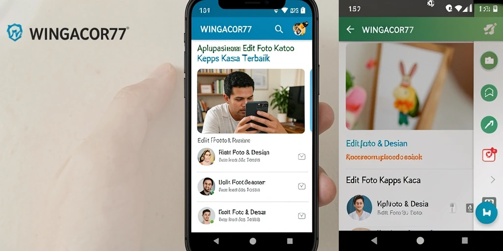 Screenshot utama WINGACOR77 menampilkan antarmuka pengeditan foto yang modern dan intuitif.